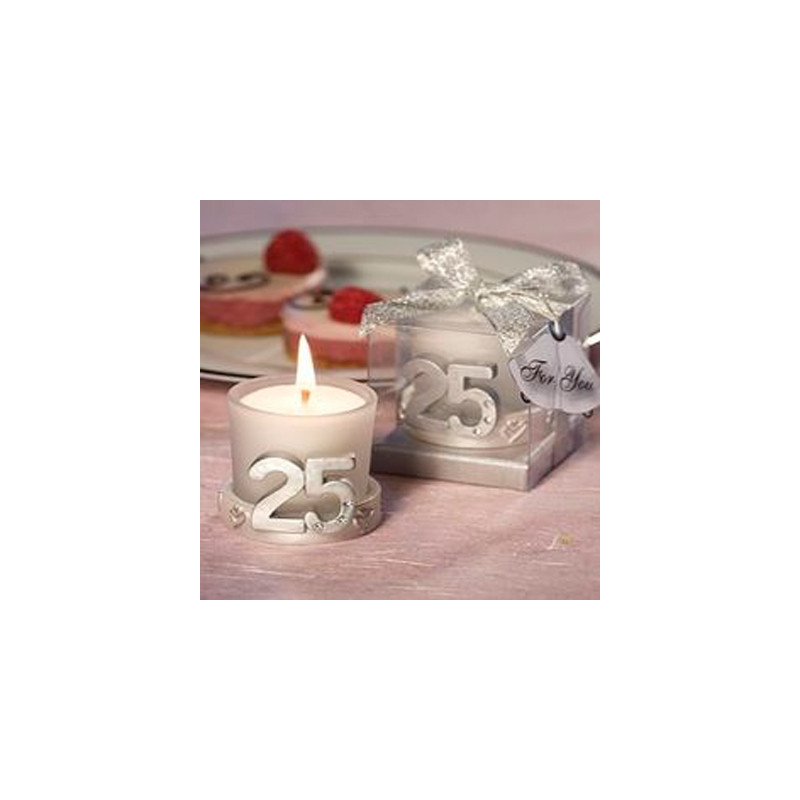 BOUGIE 25E ANNIVERSAIRE