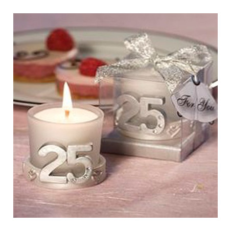 BOUGIE 25E ANNIVERSAIRE