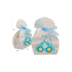 2X1 SET 33 CAJITAS Y BOLSITAS BABY AZUL