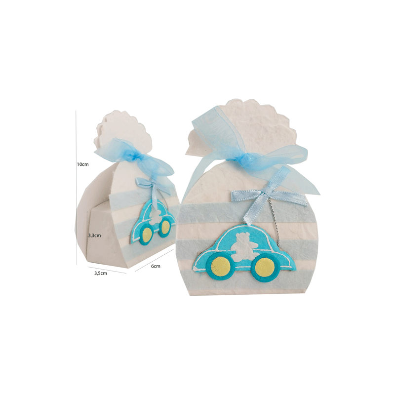 2X1 SET 33 CAJITAS Y BOLSITAS BABY AZUL