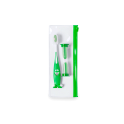 TOOTHBRUSH AND HOURGLASS SET IN CASE