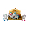 DISPLAY WITH 8 PLUSHED UNICORN