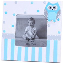  TARA LOT 6 PORTAFOTOS BUHO FUSTA BLAU