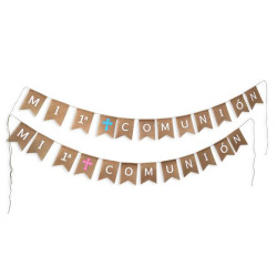 KRAFT GARLAND MY FIRST COMMUNION PINK