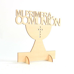 WOODEN SIGN MY FIRST COMMUNION