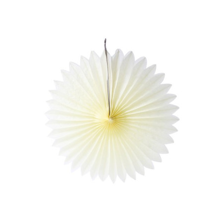 IVORY PAPER ROSETTES