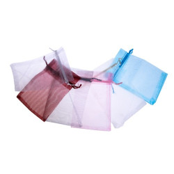 BOLSA DE ORGANZA 10 X 15 BURDEOS