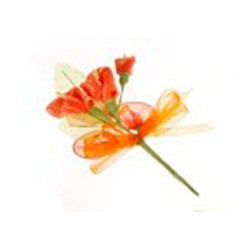 ORANGE LILY FABRIC BOUQUET