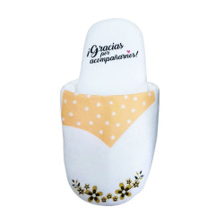 BAUMWOLL-HAUSSCHUHE FÜR DAMEN Größe 40