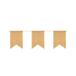 GARLAND 15 BANDEIRAS DE JUTA