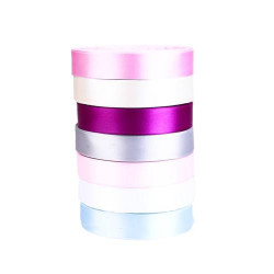 SATIN RIBBON 2 SIDES 25 ML 46 METERS PER ROLL