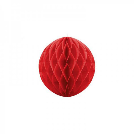 POMPOMS NEST 20CM RED