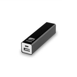 BANQUE D'ALIMENTATION USB MÉTALLIQUE 2200 mAh