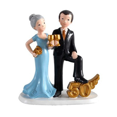 FIGURE BOLO 50 COPOS DE ANIVERSÁRIO