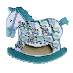 2X1 EXPOSITOR CABALLO AZUL 15 CAJITAS CEBRAS