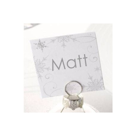 PACK OF 10 SNOWFLAKE SITE MARKING CARDS