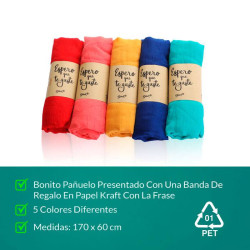 SCARF WITH ASSORTED KRAFT PRESENTATION