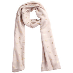 PINEAPPLE AND FLAMINGO SCARF WITH KRAFT PRESENTATION