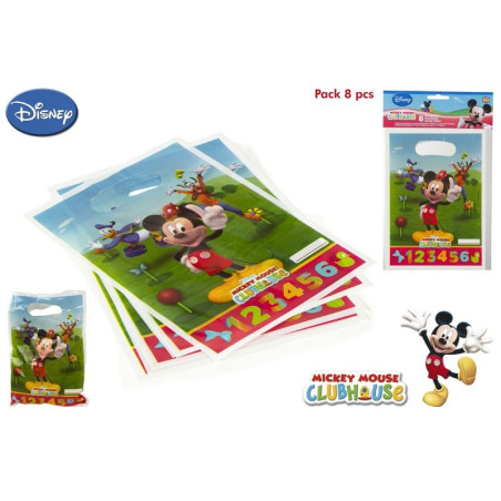 PACKEN SIE 8 MICKEY-PARTYTASCHEN