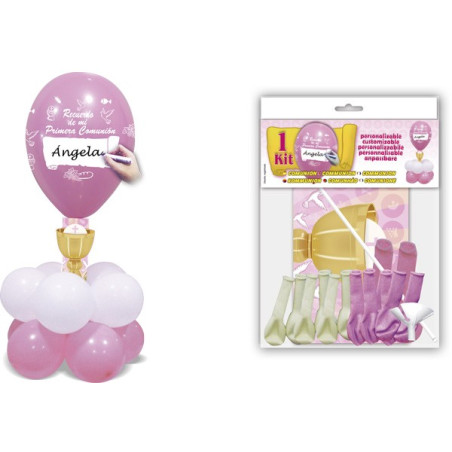 KIT DE DECORAÇÃO DE CENTRO DE COMUNHÃO ROSA