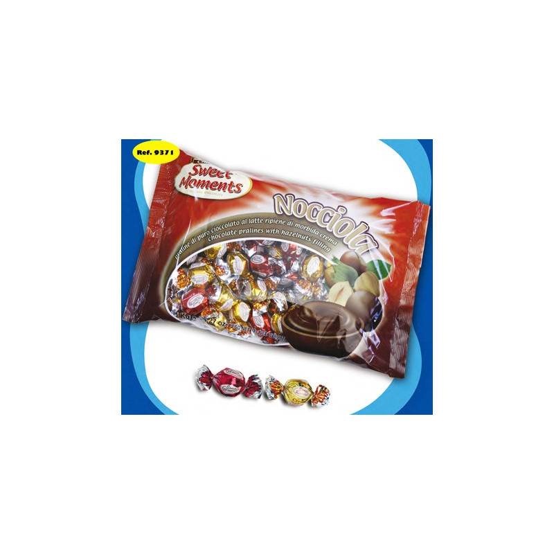 CHOCOLATES FILLED WITH HAZELNUT CREAM BAG 1 KG