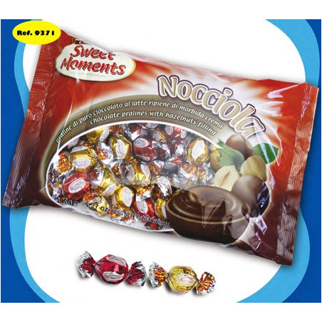CHOCOLATES FILLED WITH HAZELNUT CREAM BAG 1 KG