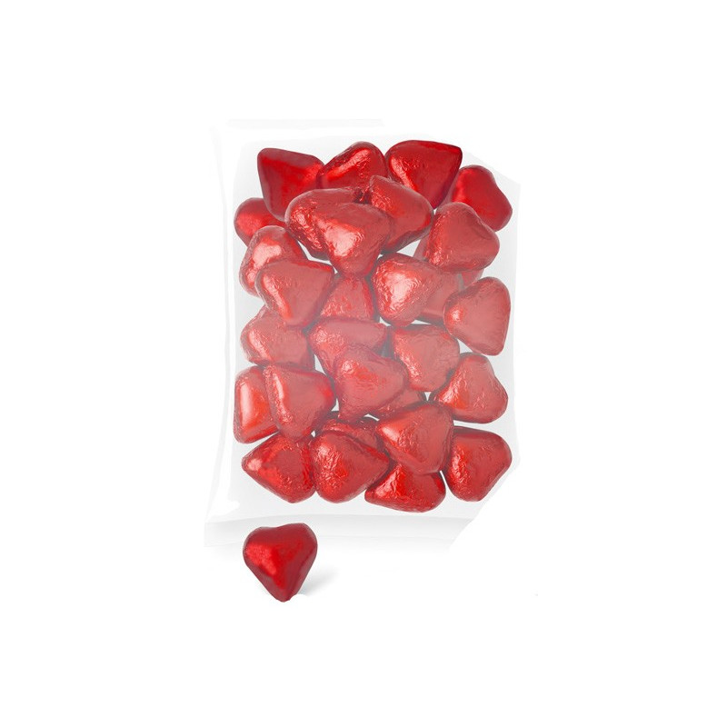 CHOCOLATE HEARTS BAG 140 UNITS