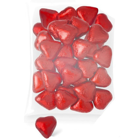 CHOCOLATE HEARTS BAG 140 UNITS