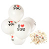 SET 100 I LOVE YOU BALLOONS