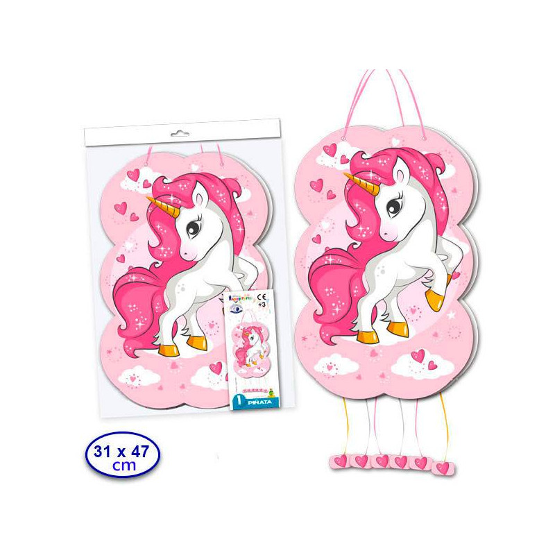 FUCHSIA EINHORN PINATA