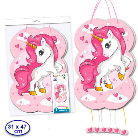 FUCHSIA EINHORN PINATA