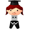 MEMORIA USB GRADUACION NINA BIRRETE 8GB