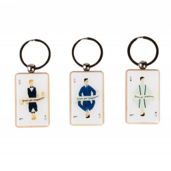 CHAVEIRO DE MADEIRA LETRAS HOMEM