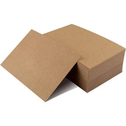 LOT DE 20 CARTES KRAF LISSES