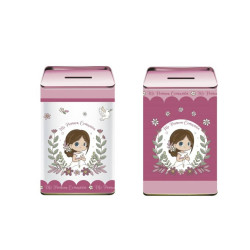 HUCHA PRIMERA COMUNION NINA ROSA