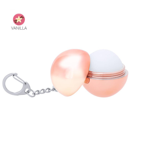 LLAVERO BALSAMO LABIAL REDONDO ROSA